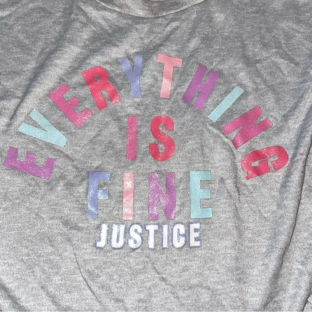 Justice Shimmer Shirt Sleep Top